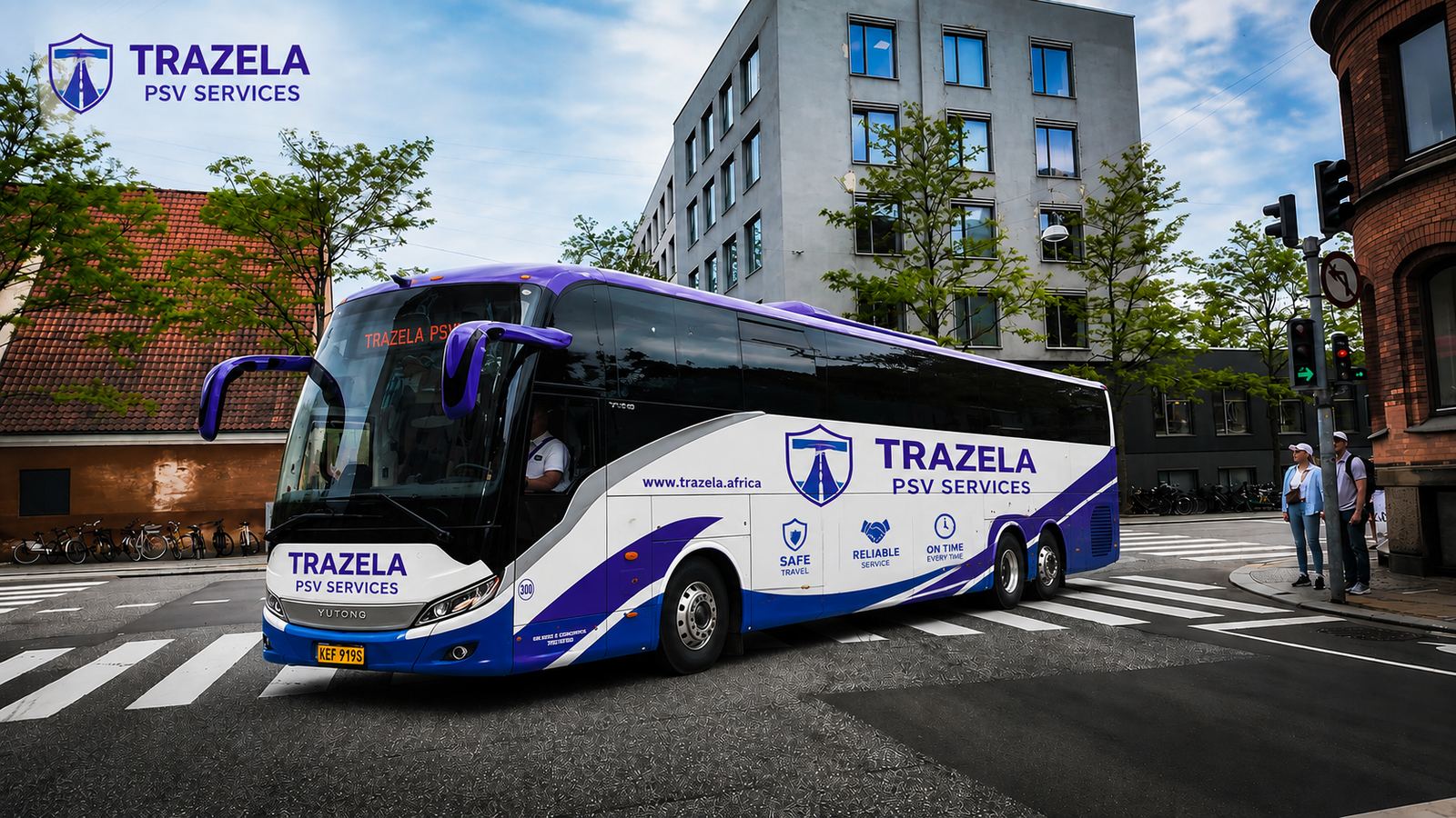 Trazela staff transport bus
