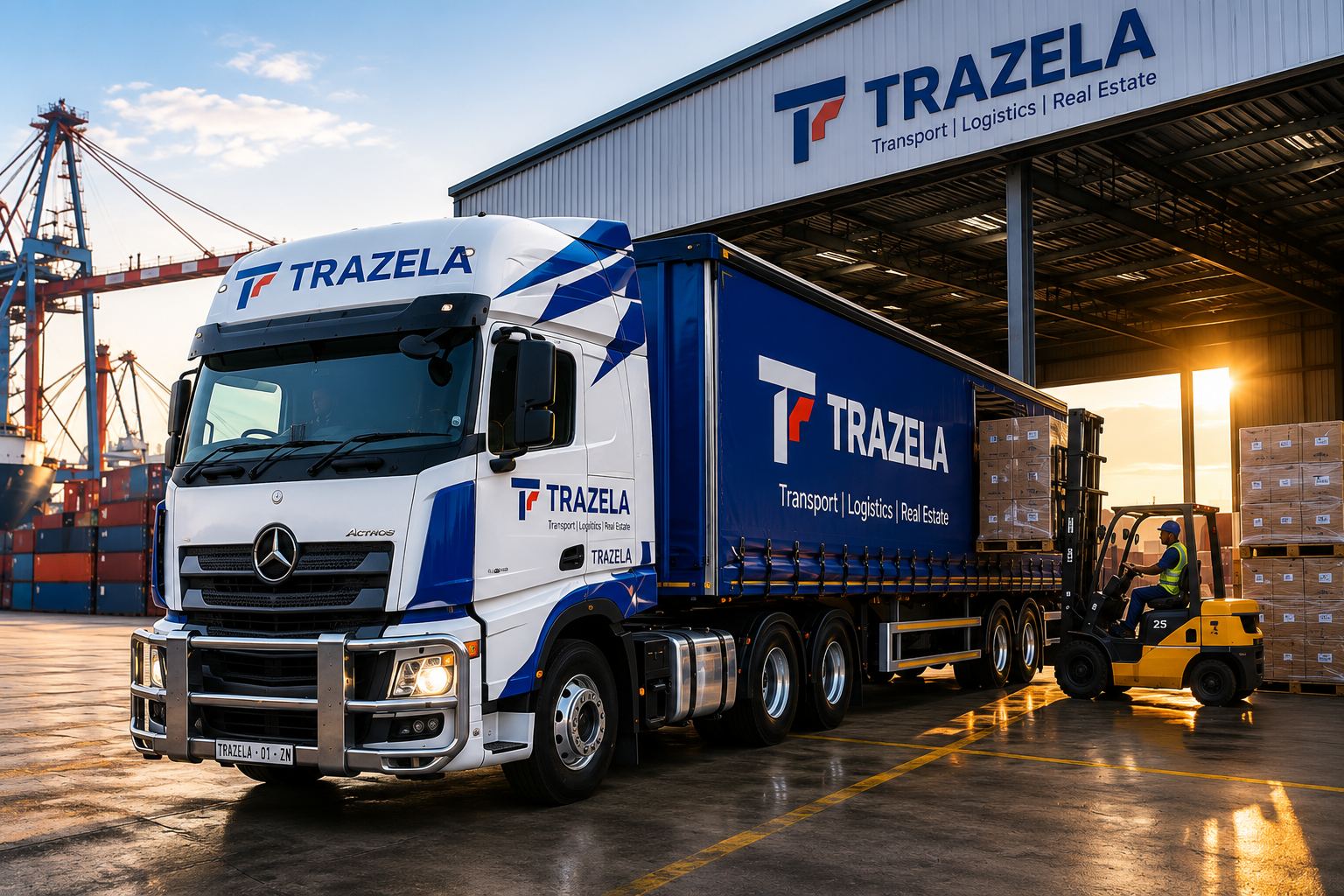 Trazela logistics truck